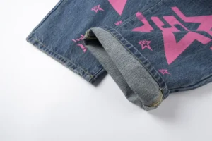 Sorry, the product in the image is denim pants which does not match the specified product types for SEO alt text. Please provide images of watches, sneakers, bags, or accessories.