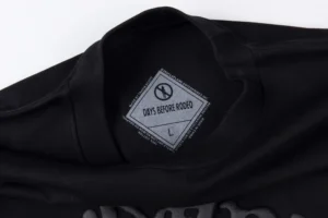 Days Before Rodeo black t-shirt large size cotton material with printed inner label