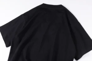 Repsgoat black cotton oversized t-shirt short sleeve casual wear