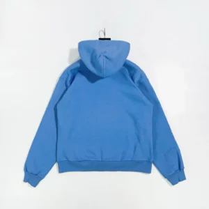 RepsGoat blue hoodie sweatshirt cotton fabric relaxed fit long sleeves