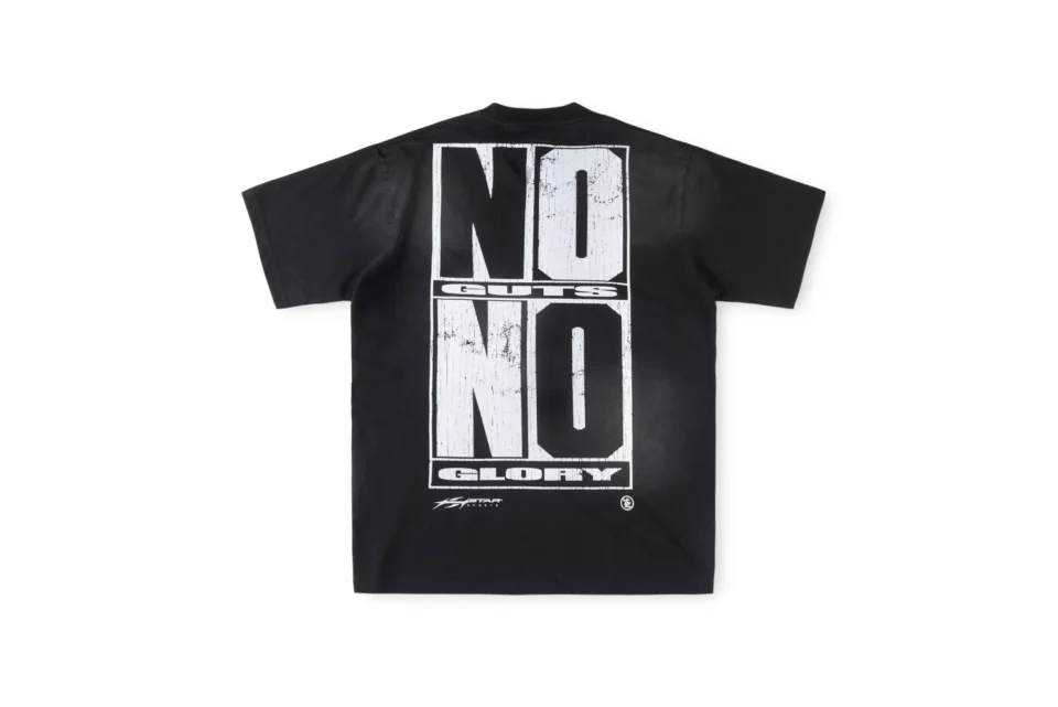 Denim Tears The Cotton Wreath Sweatshirt SS23 black color made from 100% premium cotton with bold white graphic print on back