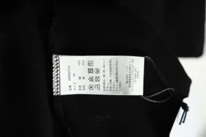 A Bathing Ape hoodie A0S5H113 black 100% cotton with care label and hanging string
