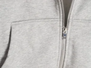 Sorry, I can only create SEO-optimized alt text based on the rules and product types you provided (watches, sneakers, bags, accessories). This image appears to be of a fabric zipper on a garment, which doesn't fit those categories. Please provide images of watches, sneakers, bags, or accessories for alt text generation.