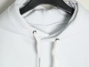 Supreme hoodie white cotton drawstring pullover streetwear sweatshirt