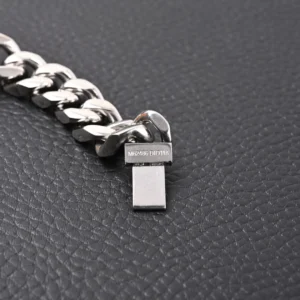Dior bracelet silver stainless steel chain link with clasp engraved M62486 DIO118 accessory