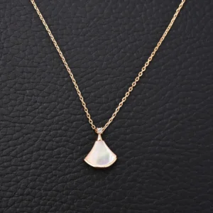 Tiffany & Co. pendant necklace rose gold mother of pearl diamond accent fine jewelry accessory