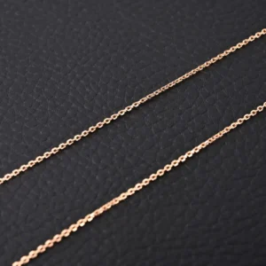 Cartier chain necklace rose gold delicate links fine jewelry accessory