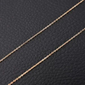 Repsgoat gold necklace delicate chain rose gold plated jewelry accessory