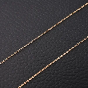 Tiffany & Co. necklace rose gold delicate link chain sterling silver accessory