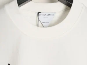 Bottega Veneta Pre Fall white cotton crew neck T-shirt made in Italy