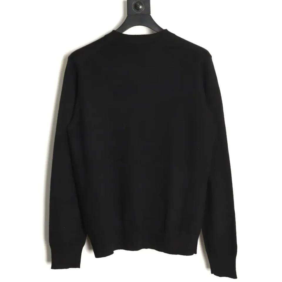 Cannot generate alt text as the product type and brand details are not provided for this black sweater.