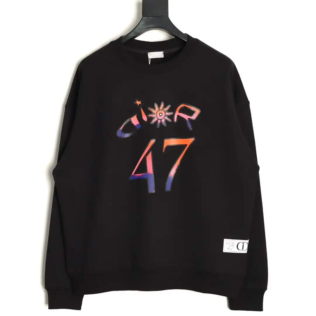 DIOR 47 letter round neck guard