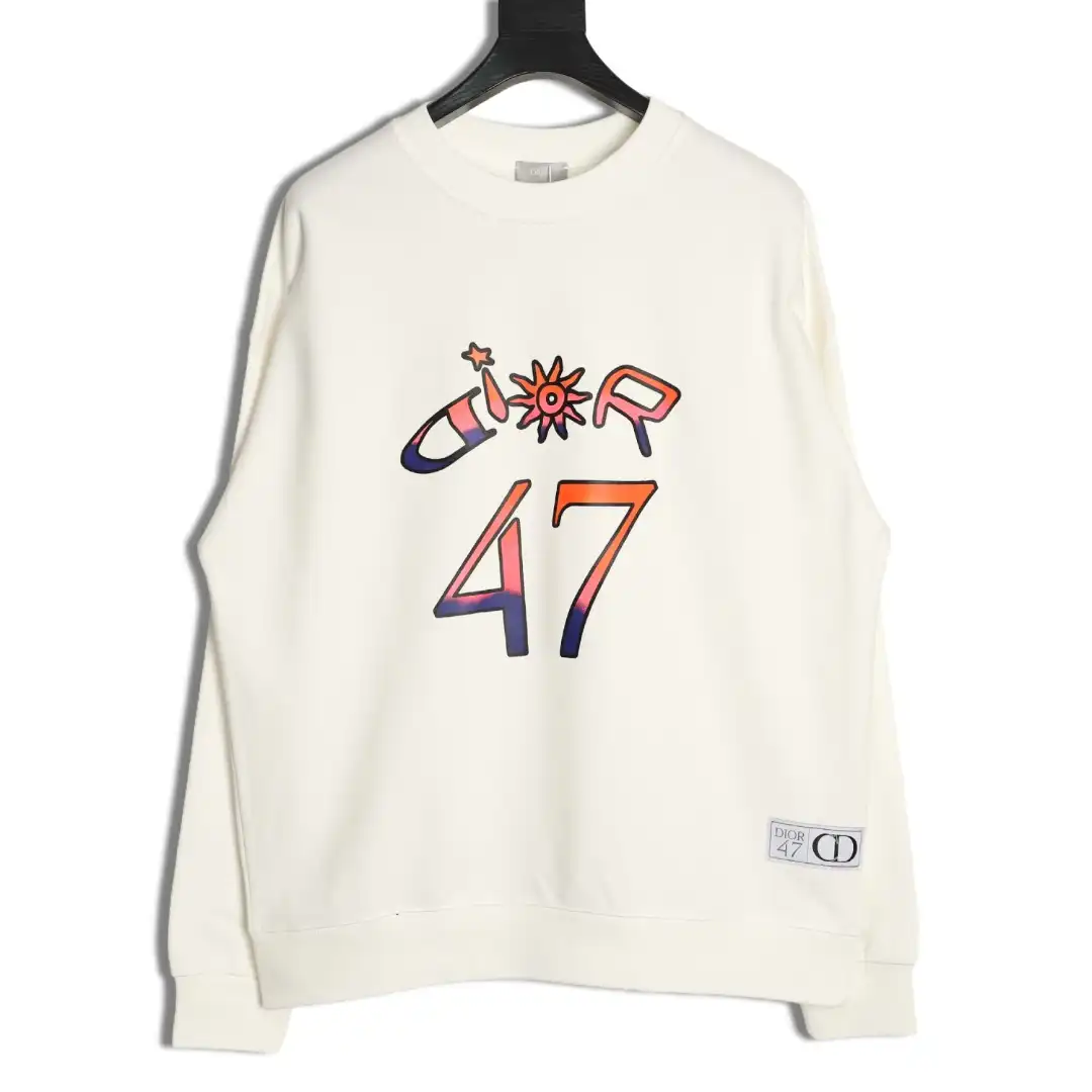 DIOR 47 letter round neck guard