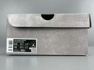 Nike Air Jordan 4 Retro FV5029 200 Cave Stone black Phantom leather sneakers box label