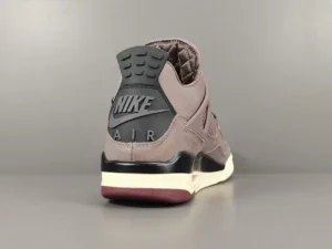 Nike Air Jordan 4 Retro SP A Ma Maniére Violet Ore sneaker rear view showcasing premium craftsmanship and distinctive colorway.