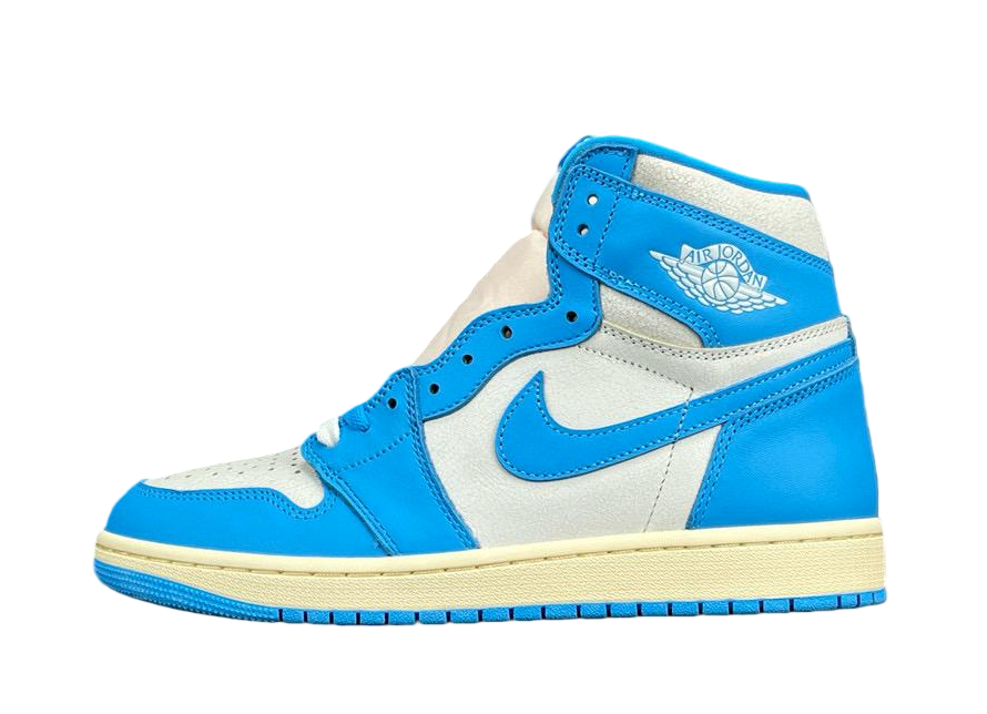 Nike Air Jordan 1 High OG University Blue white blue leather sneakers