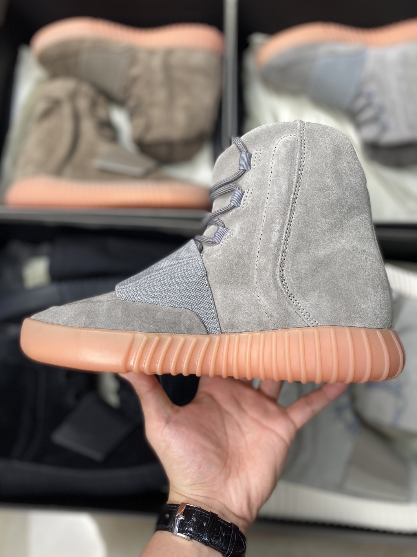 Adidas Yeezy Boost Coconut 750 Night Light Grey