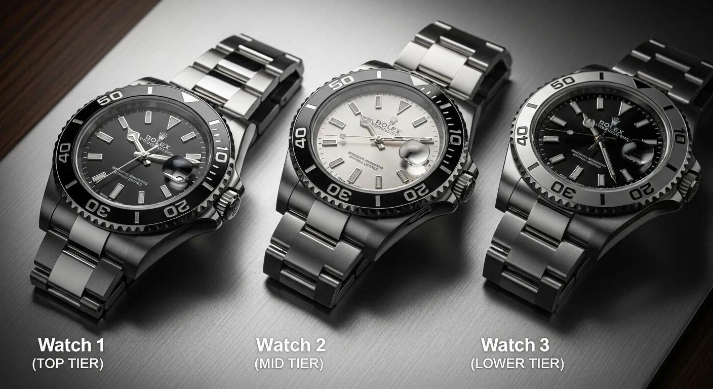 AAA Replica Watches Explained: What Does AAA Quality Mean? 1 Comparing Rolex Replica Quality Tiers
