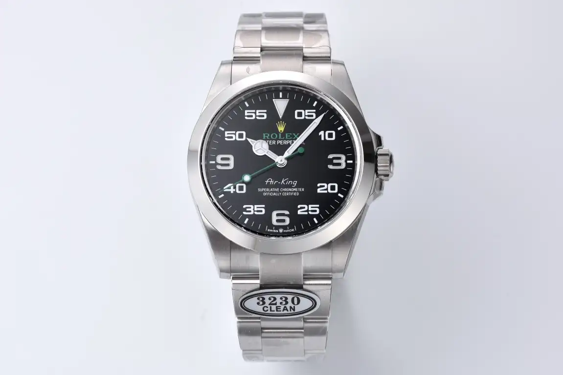 Rolex Air-King  Black Dial Stainless Steel Chronometer