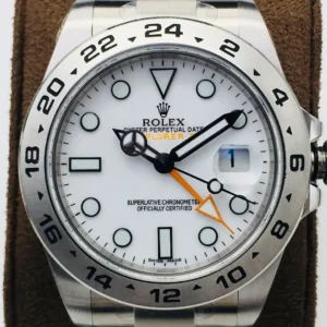 Fake Rolex Explorer II Polar White Best Oyster Bracelet 42MM