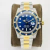 Fake Rolex Submariner Blue Diamond Best Oyster Bracelet 40MM