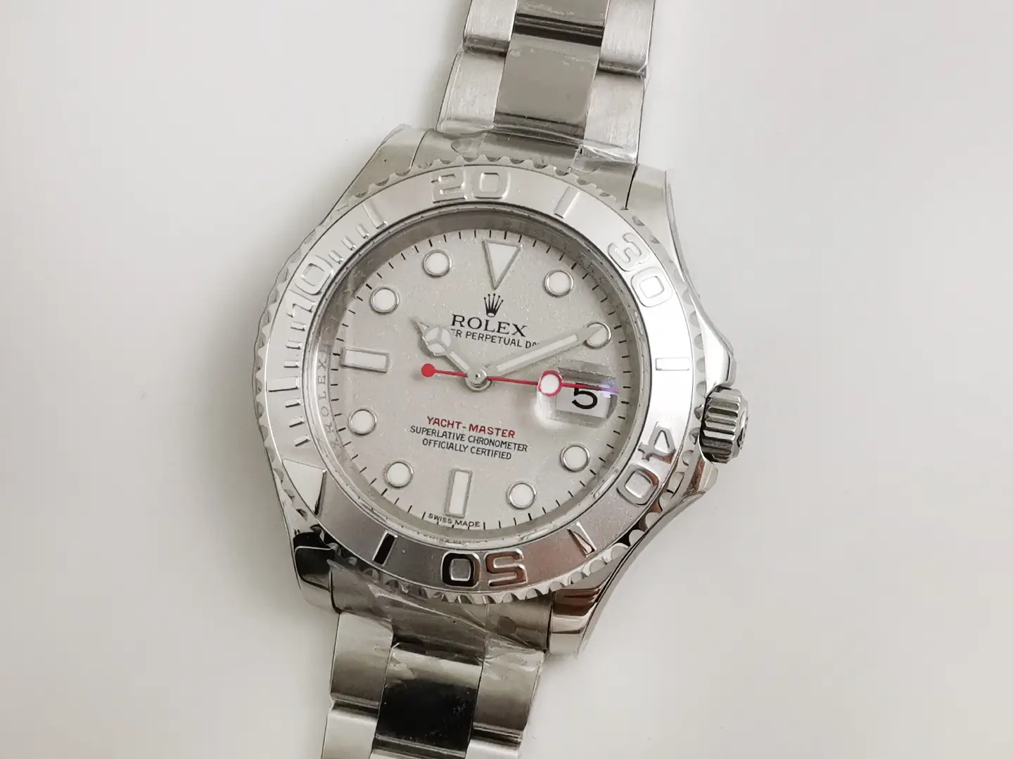 Rolex Yacht-Master SS Grey Dial 40mm Yach-Master Watch Silver