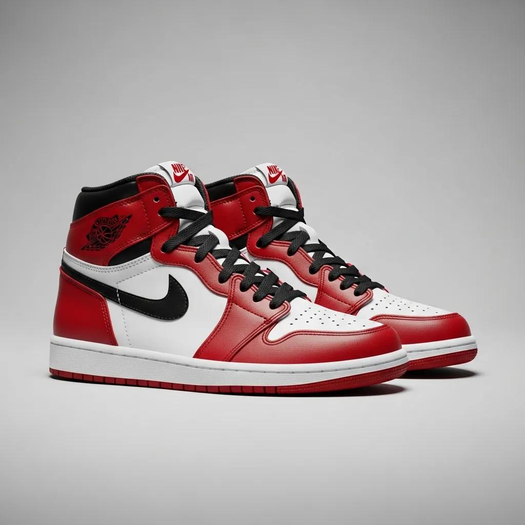 High-quality replica sneakers showcasing premium materials and craftsmanship