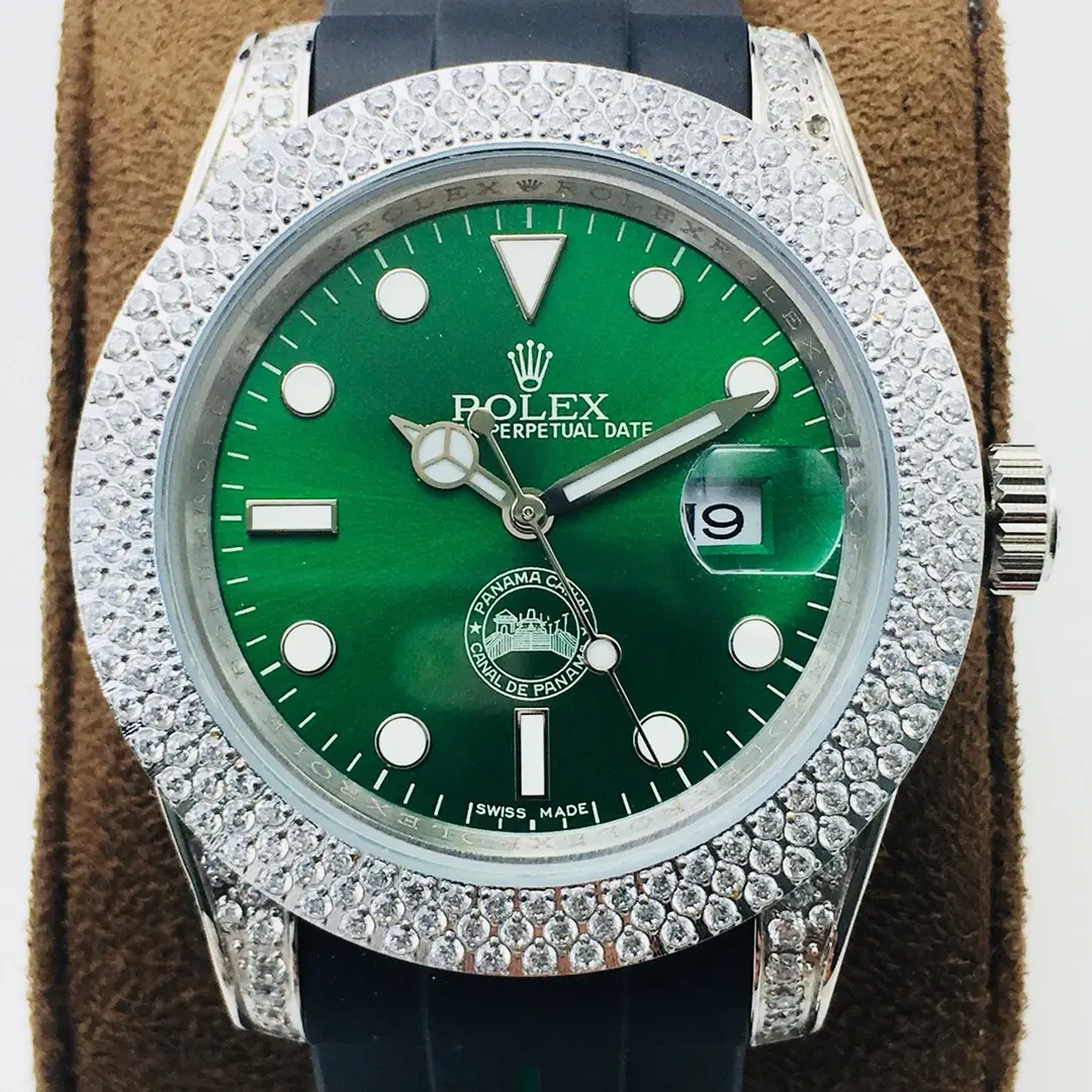 Rolex Sea-Dweller Deepsea "Green Dial" with Diamond Bezel