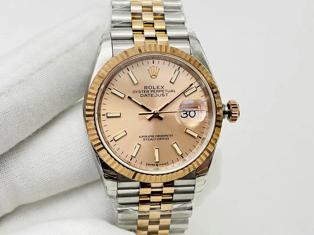 Rolex  Datejust Oystersteel and Everose gold