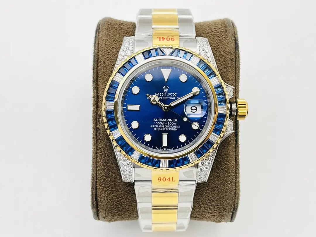 Rolex Submariner 40mm - Two Tone 18k Yellow Gold and Steel with Blue Dial