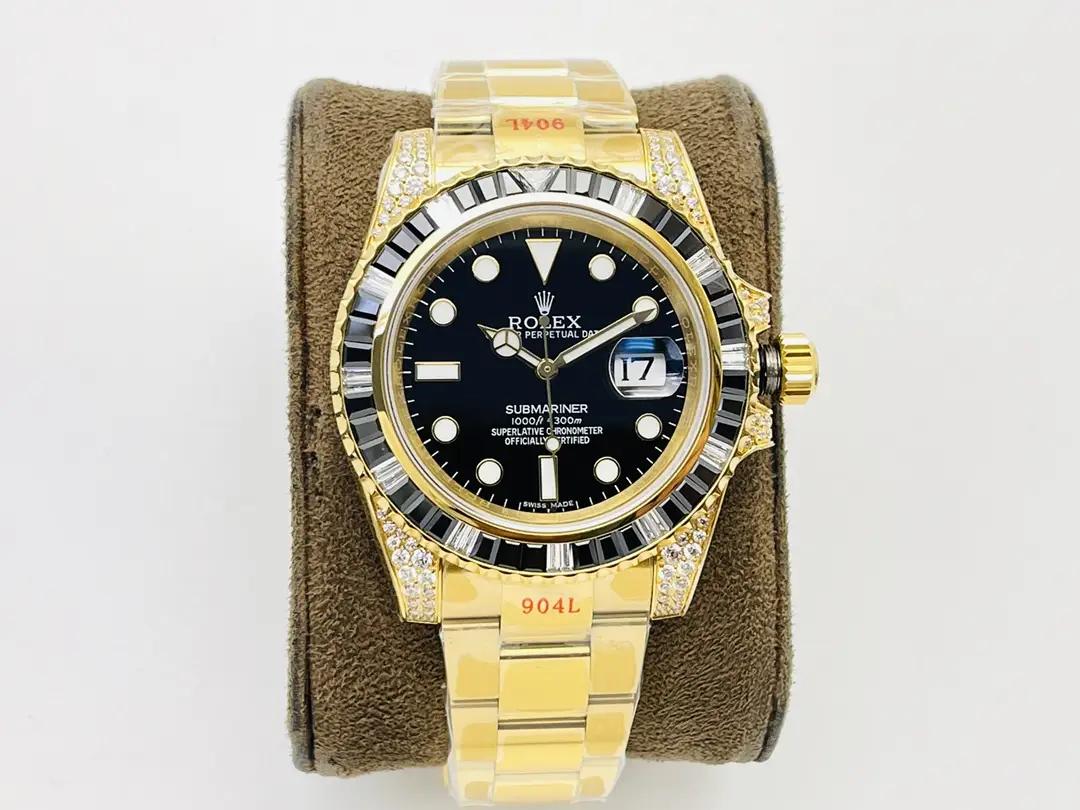 Rolex GMT-Master II Black Dial 18k Yellow Gold