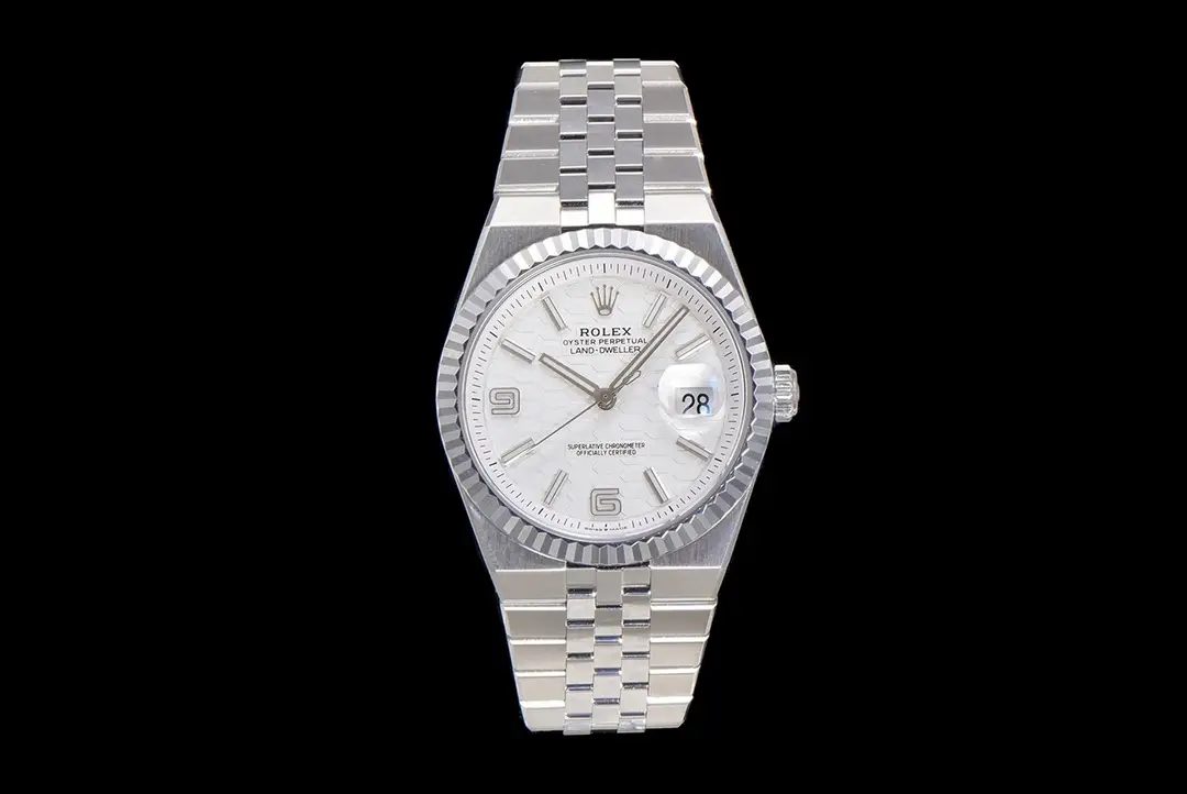 Rolex Land-Dweller 40mm Steel and White Gold