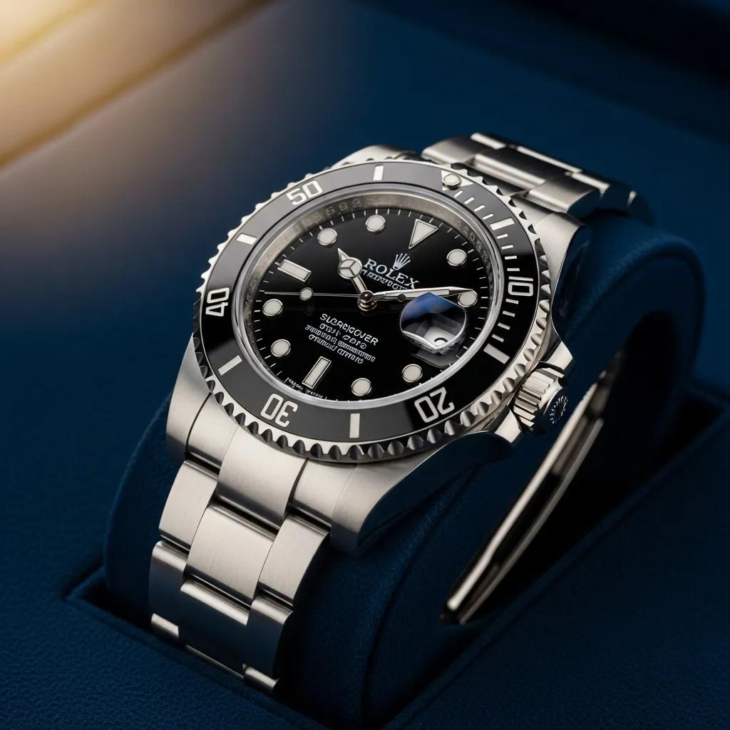 Luxury Rolex watch showcasing craftsmanship and prestige