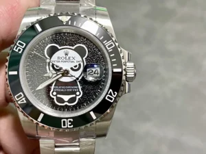 Rolex Blaken Panda Water Ghost replica 40MM Silver Oyster Bracelet RepsGoat