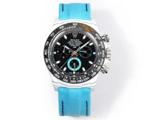 racing blue daytona replica 40MM carbon blue strap RepsGoat
