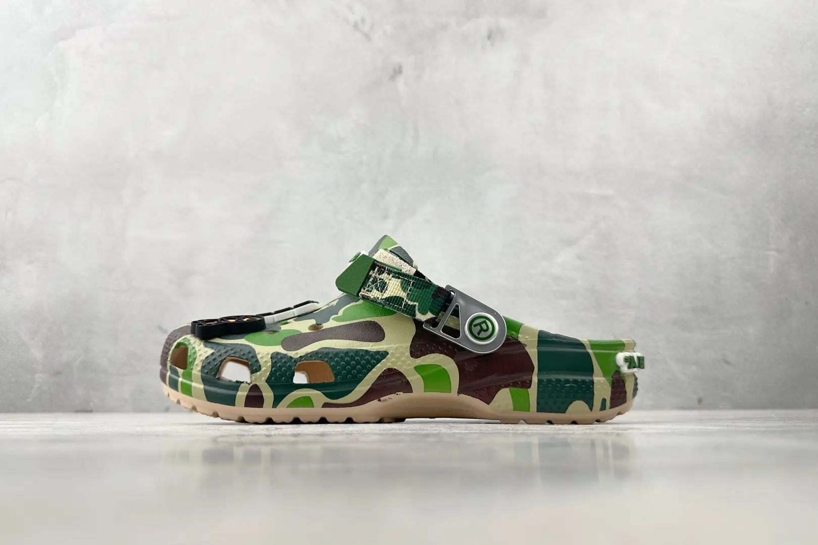 Bape x Crocs Classic Clog Army Green