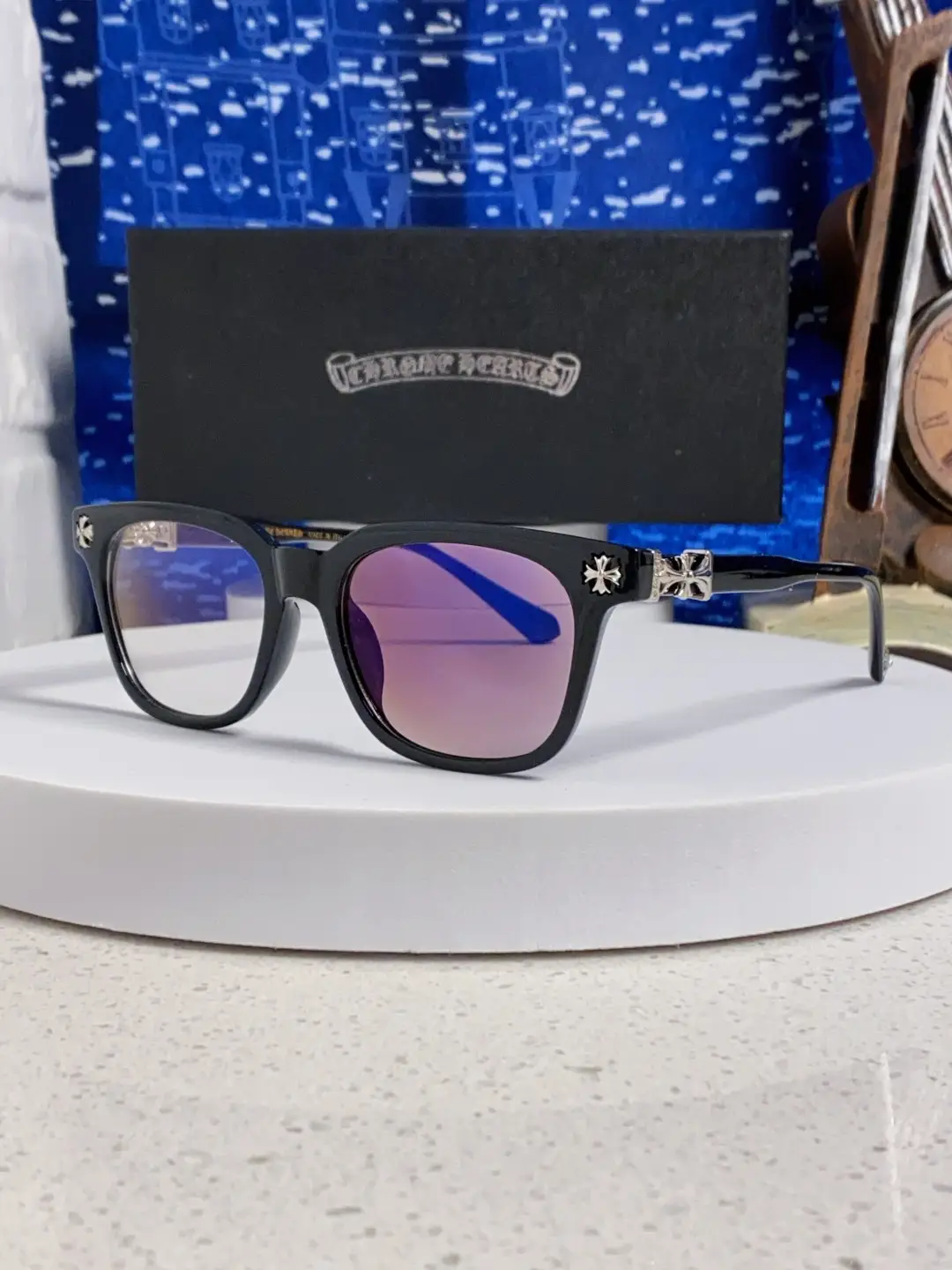 Chrome Hearts 2026 New Board Square Sunglasses Women's Round