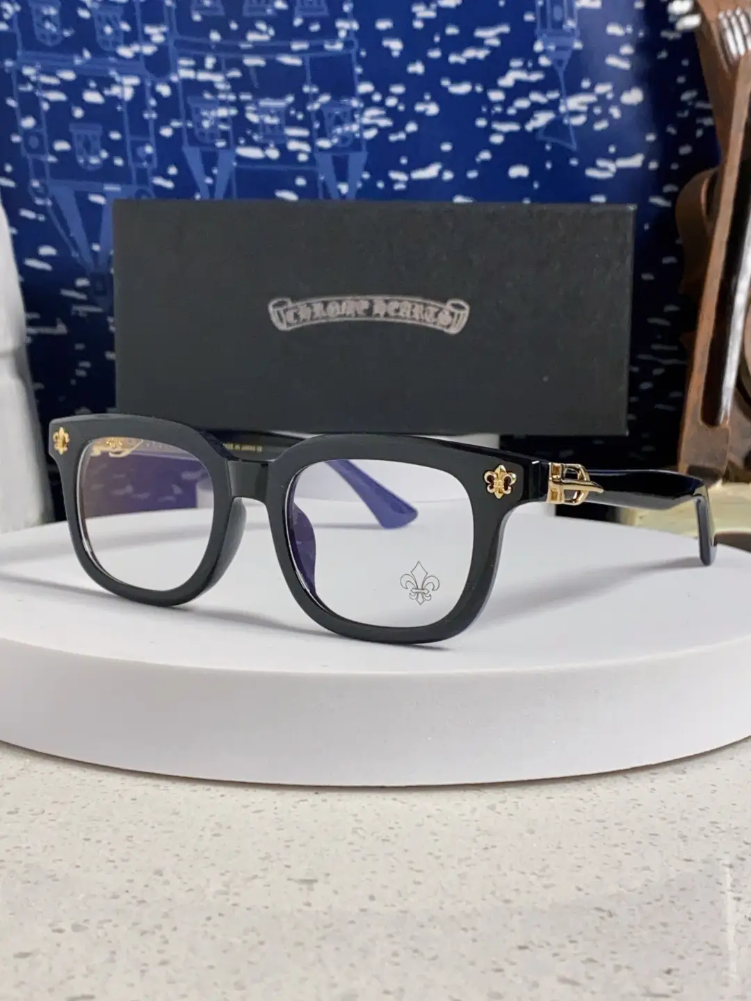 Chrome Hearts 2026 new thick framed glasses frame for men and women retro