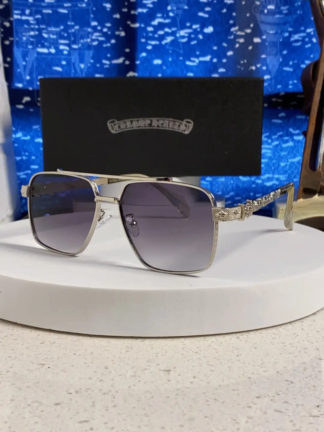 Chrome Hearts 2026 new high-end sunglasses with double beam frame