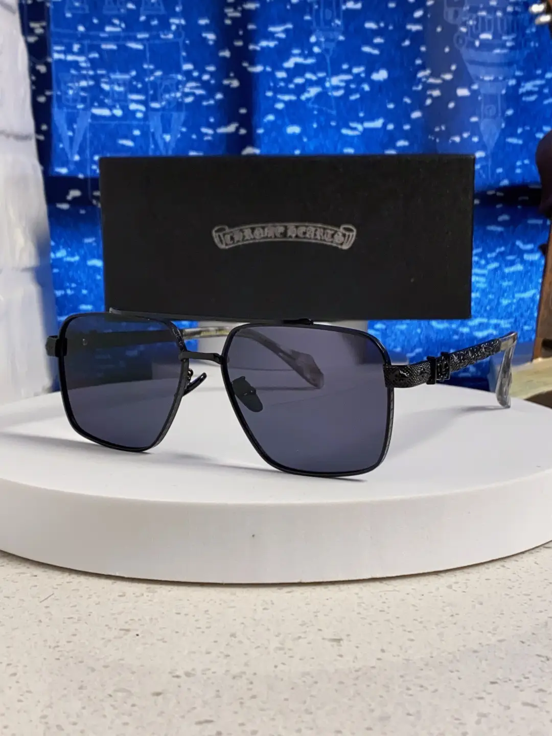 Chrome Hearts 2026 new high-end sunglasses with double beam frame