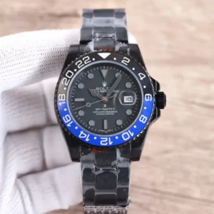 Rolex Blaken Obsidian GMT replica 40MM Black Oyster Bracelet RepsGoat