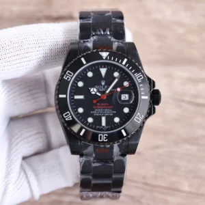 Rolex Blaken Black Submariner replica 40MM black rubber strap RepsGoat