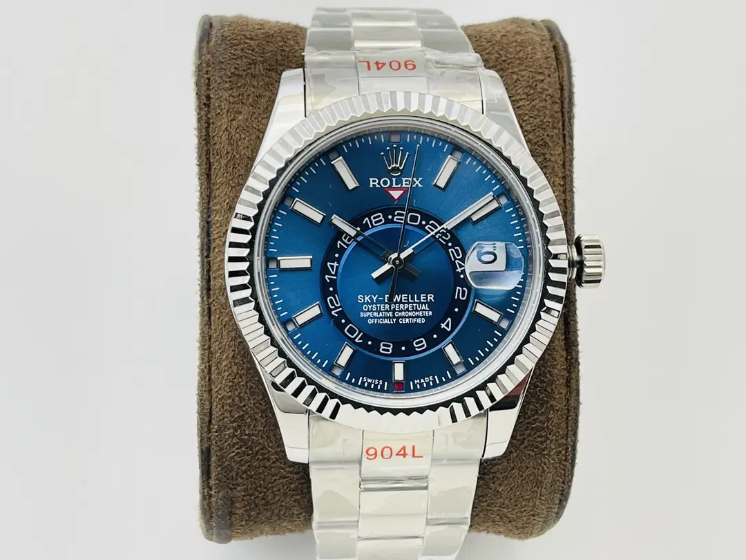 Rolex Sky-Dweller Bright Blue Dial Oyster