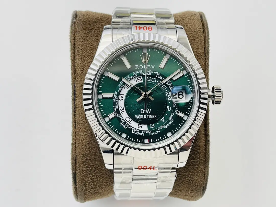 Rolex DiW Sky-Dweller World Timer Green Dial