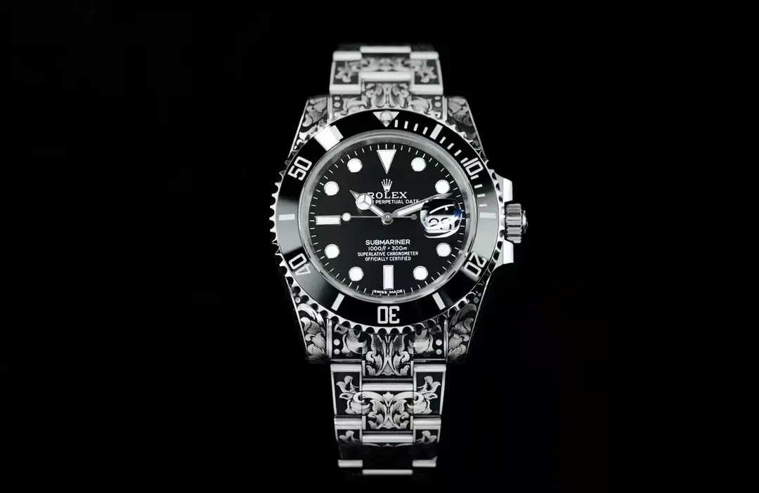 Huckleberry Custom Rolex Submariner Engraved