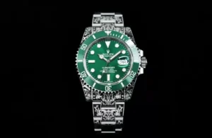Rolex Submariner Hulk Engraved replica 40MM green dial steel bracelet RepsGoat