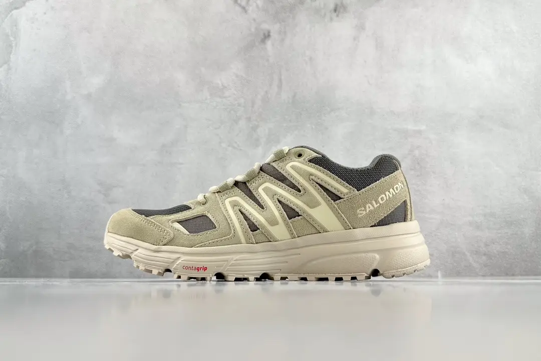 SALOMON  X-Mission 4 Suede 棕灰