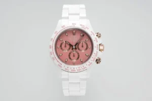 pink ceramic daytona replica 40MM white ceramic RepsGoat