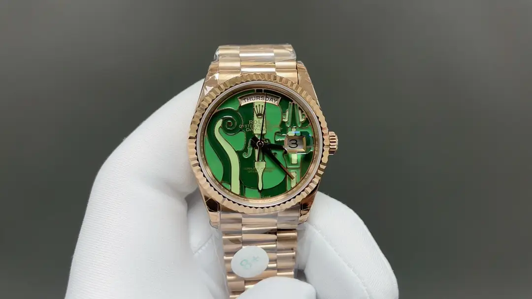 Rolex Day-Date 36 Vienna Philharmonic Green Violin Dial