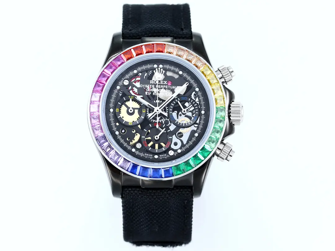 Pagani Design  &ldquo;Oyster Perpetual&rdquo; Rainbow Skeleton Mechanical Watch